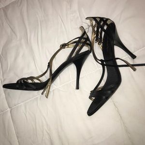 BCBG Black sandal heels size 8.5