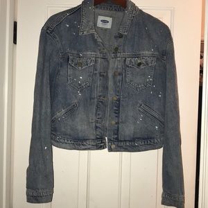 EUC Old Navy light washed denim jacket size M