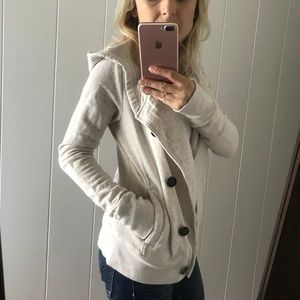 Beige Hollister hoodie