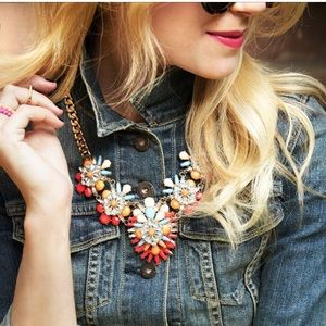 BAUBLEBAR Bird of Paradise Bib Necklace