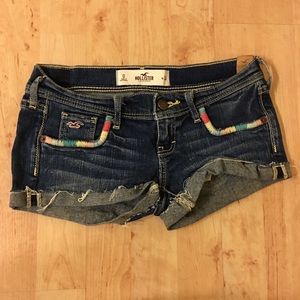 Hollister jean shorts