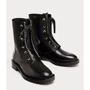 Zara combat boots