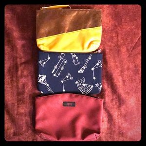 (3) Empty Ipsy makeup bags