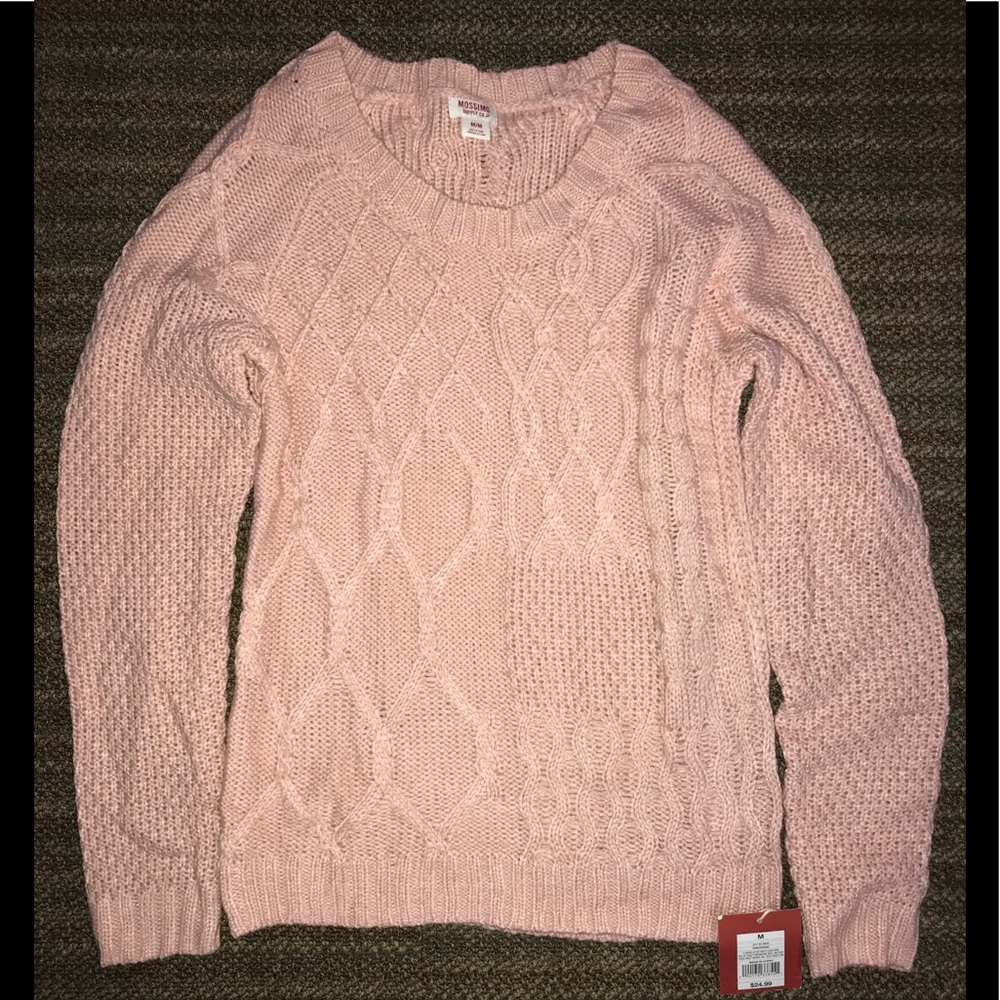 MOSSIMO PINK SWEATER