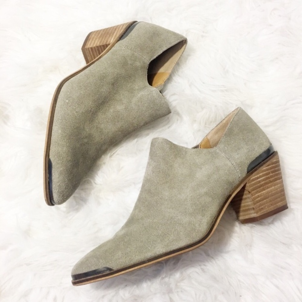 Lucky Brand Suede Ankle Booties