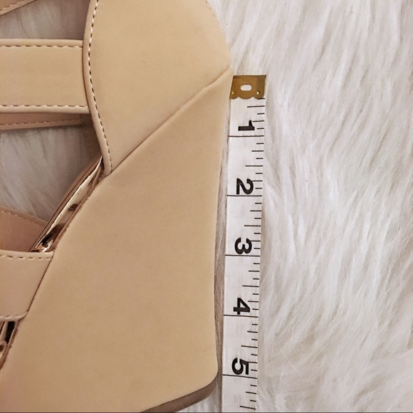👑HP 5/6👑 charlotte russe nude heels - Picture 4 of 4