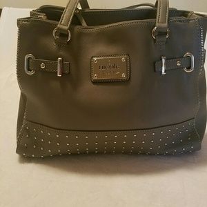 Nicole by Nicole Miller Handbag Gray