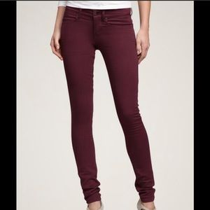 American Eagle Maroon Jeggings