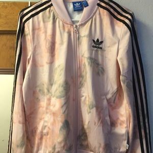 Floral Adidas Track Jacket