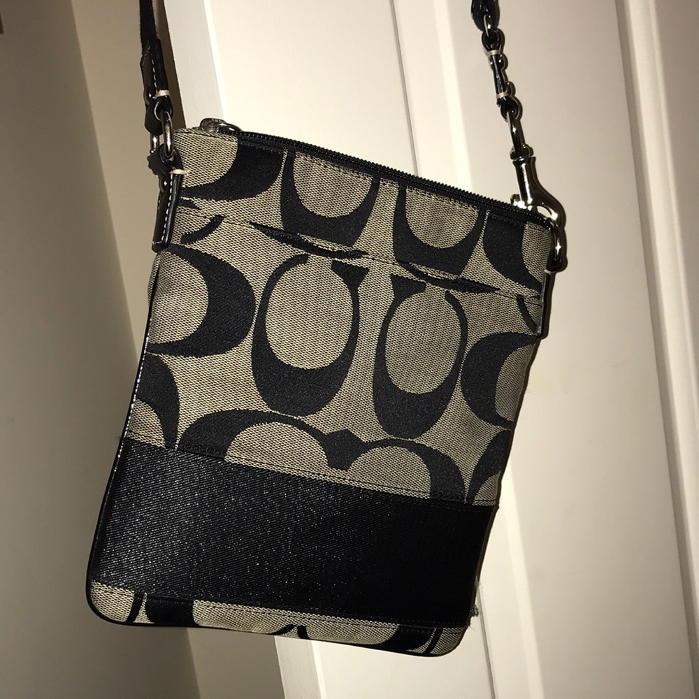 Authentic Coach cross-body purse