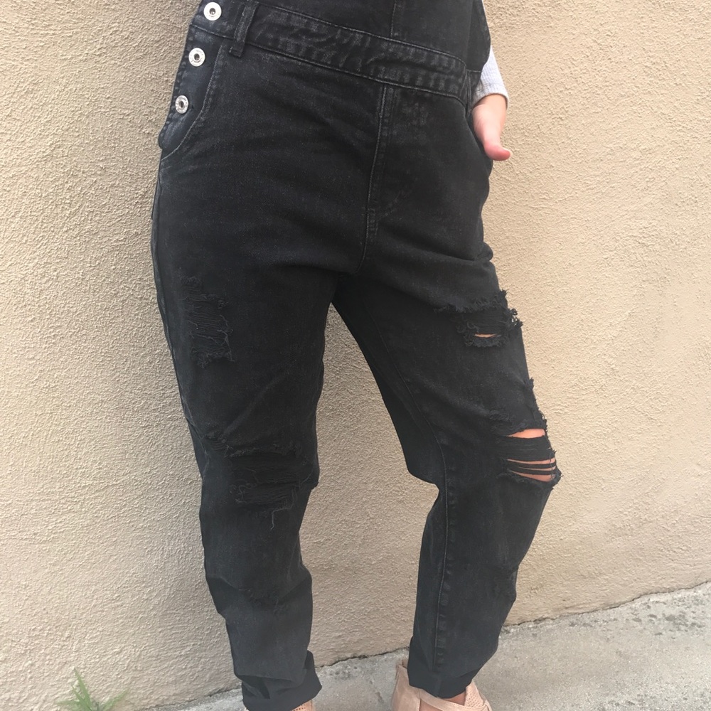 LAST 1️⃣ Trailblazer Distressed Denim Overall - Picture 4 of 6
