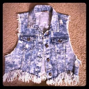 Highway jeans (Large) denim vest