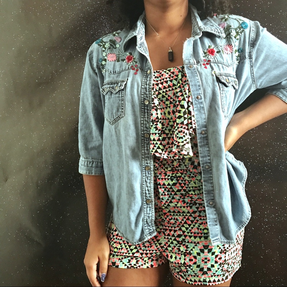 Multicolored Romper