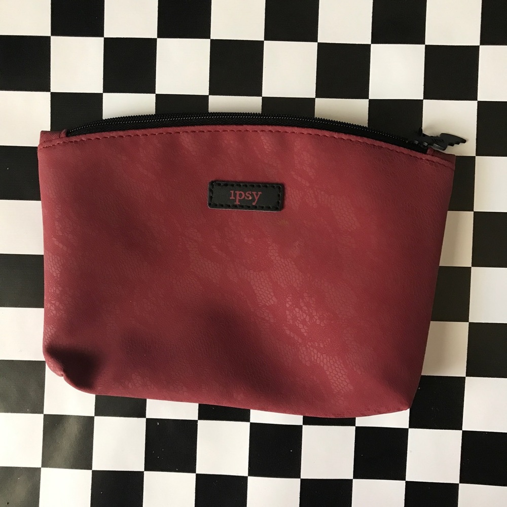 Maroon ipsy bag