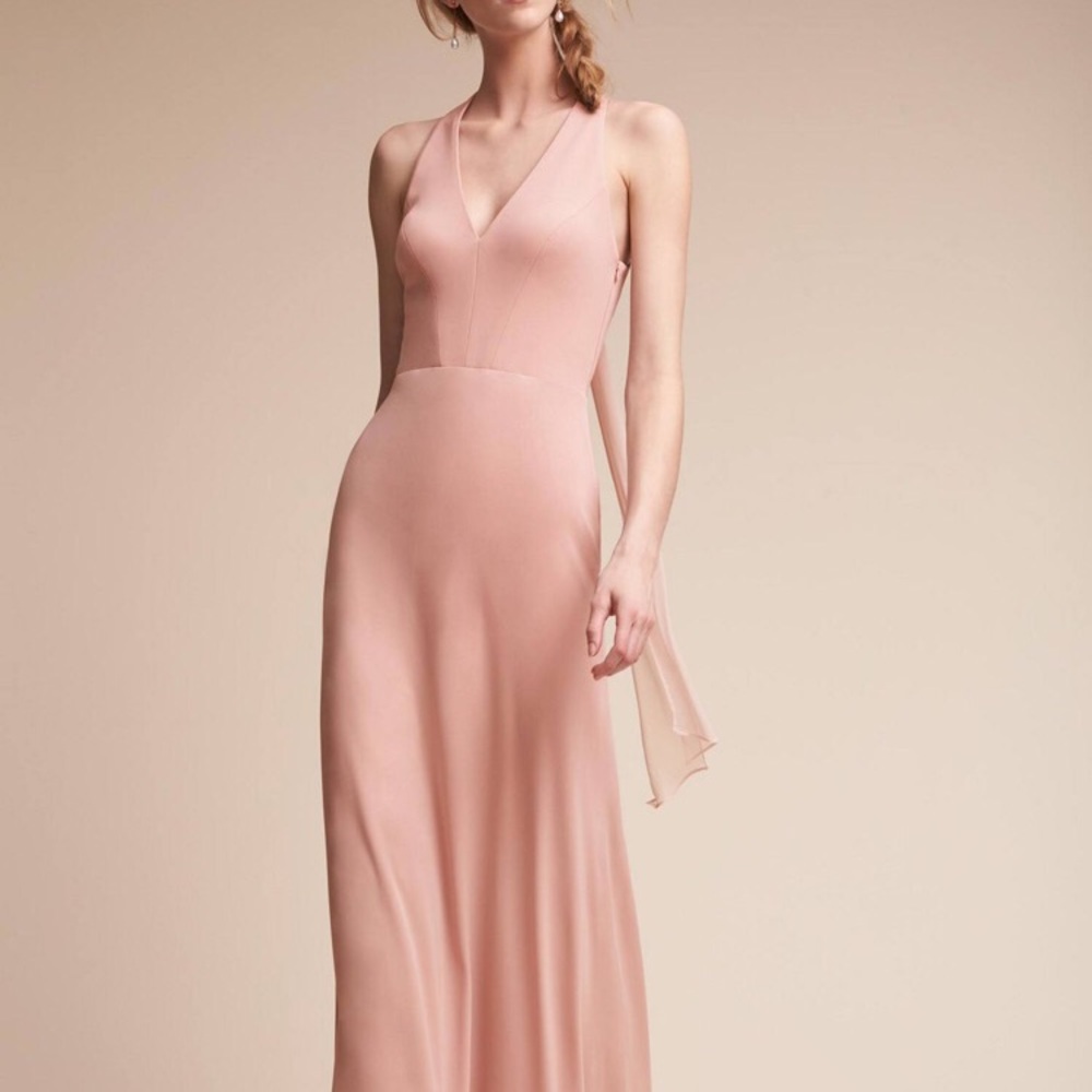 Anthropologie Elegant Blush Dress-New