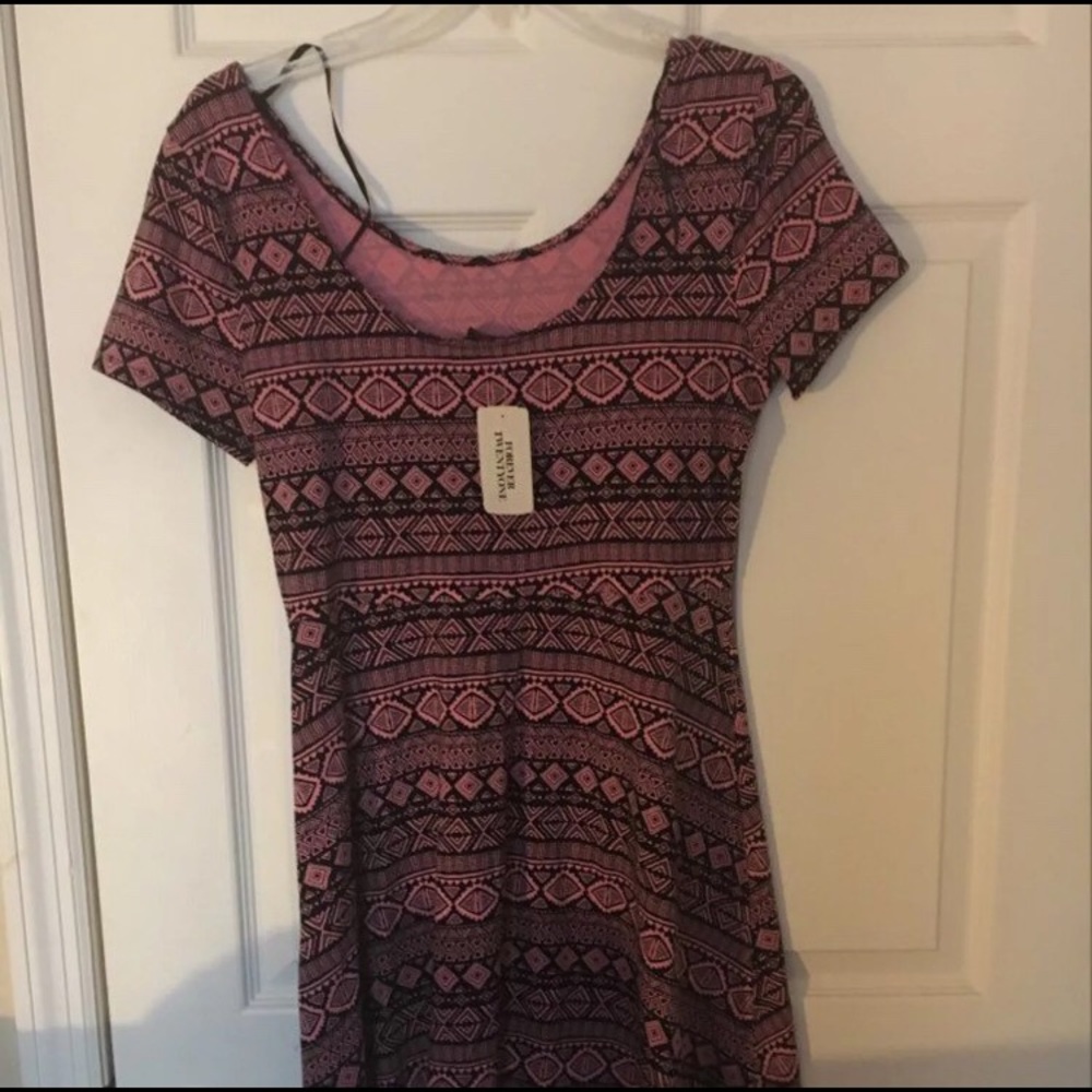 Beautiful aztec pink and black dress