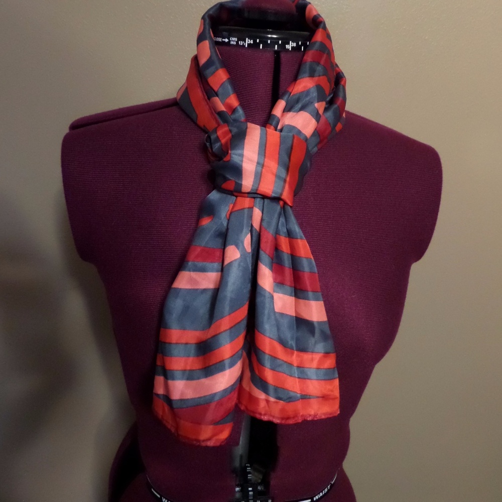 Vera Neumann silky scarf red