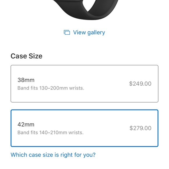 42 mm Apple Watch Sport