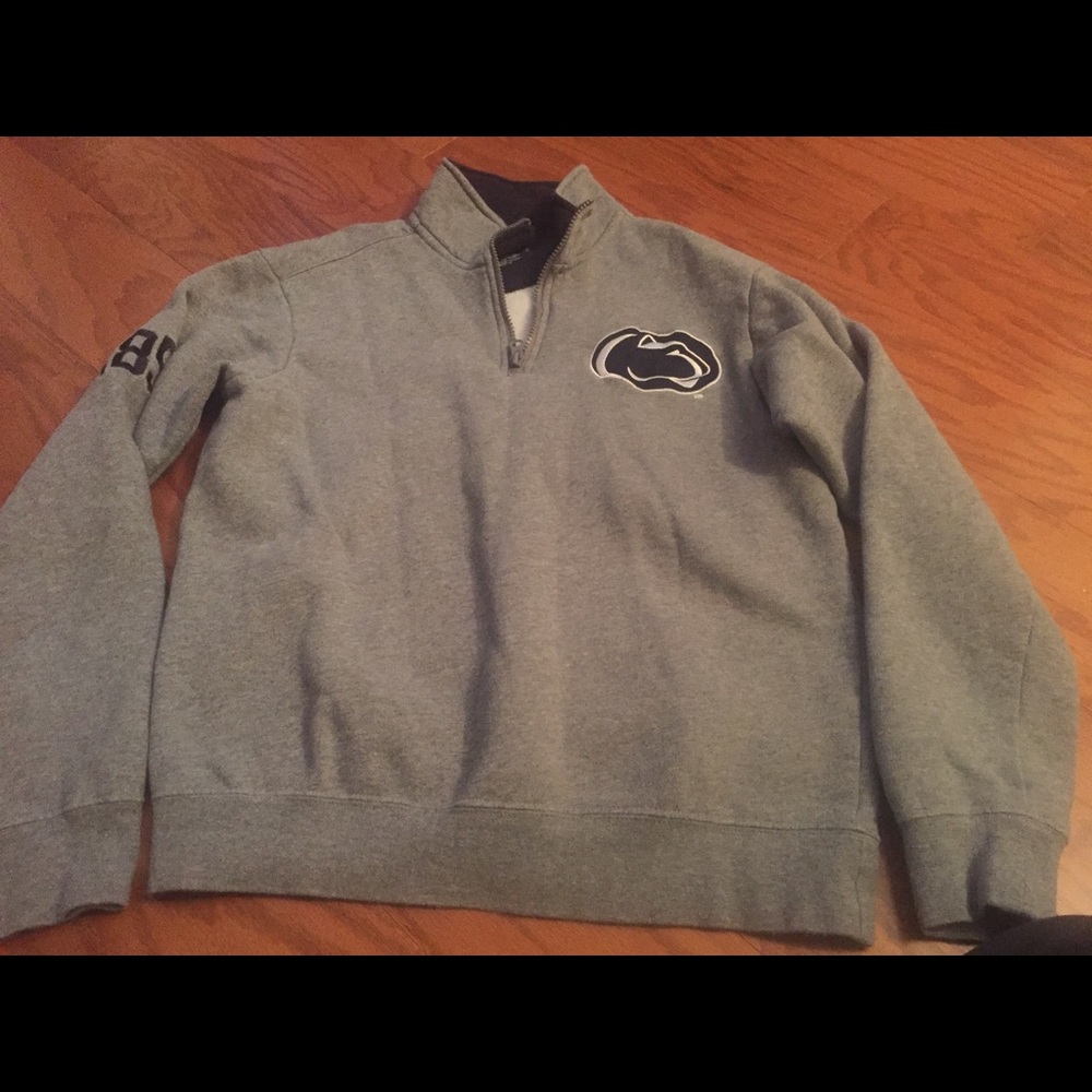 Penn State size S half zip sweater.