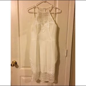 White dress, never used. Possible wedding dress.
