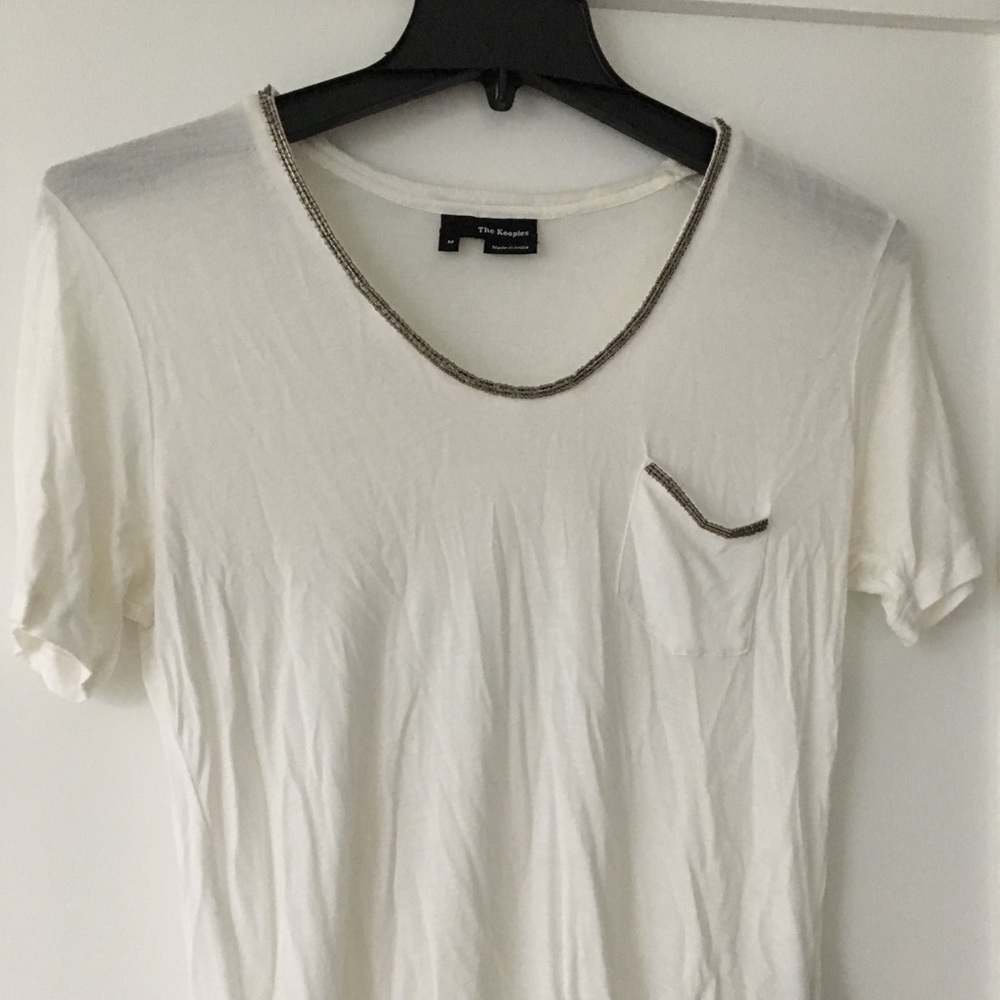 White The Kooples t shirt
