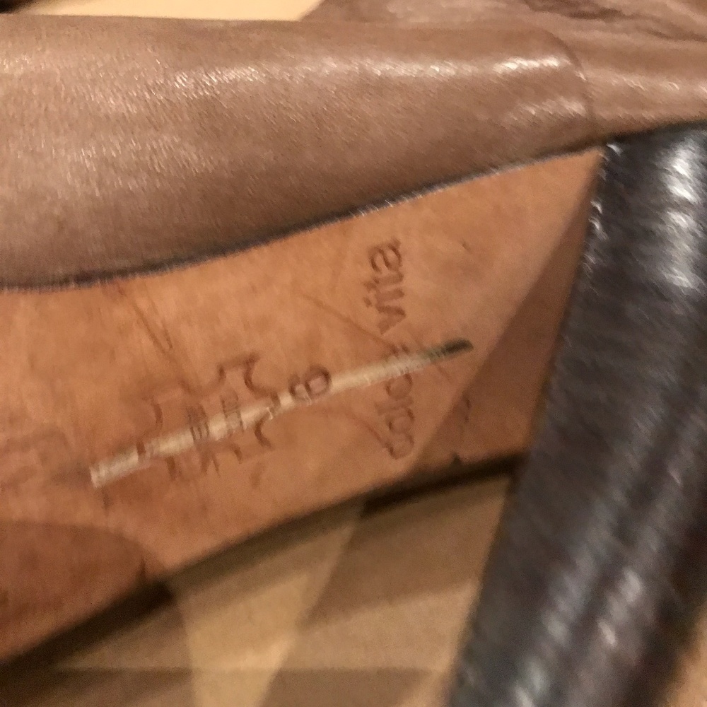 Dolce Vita Tan Taupe Heel Boots 6 - Picture 3 of 7