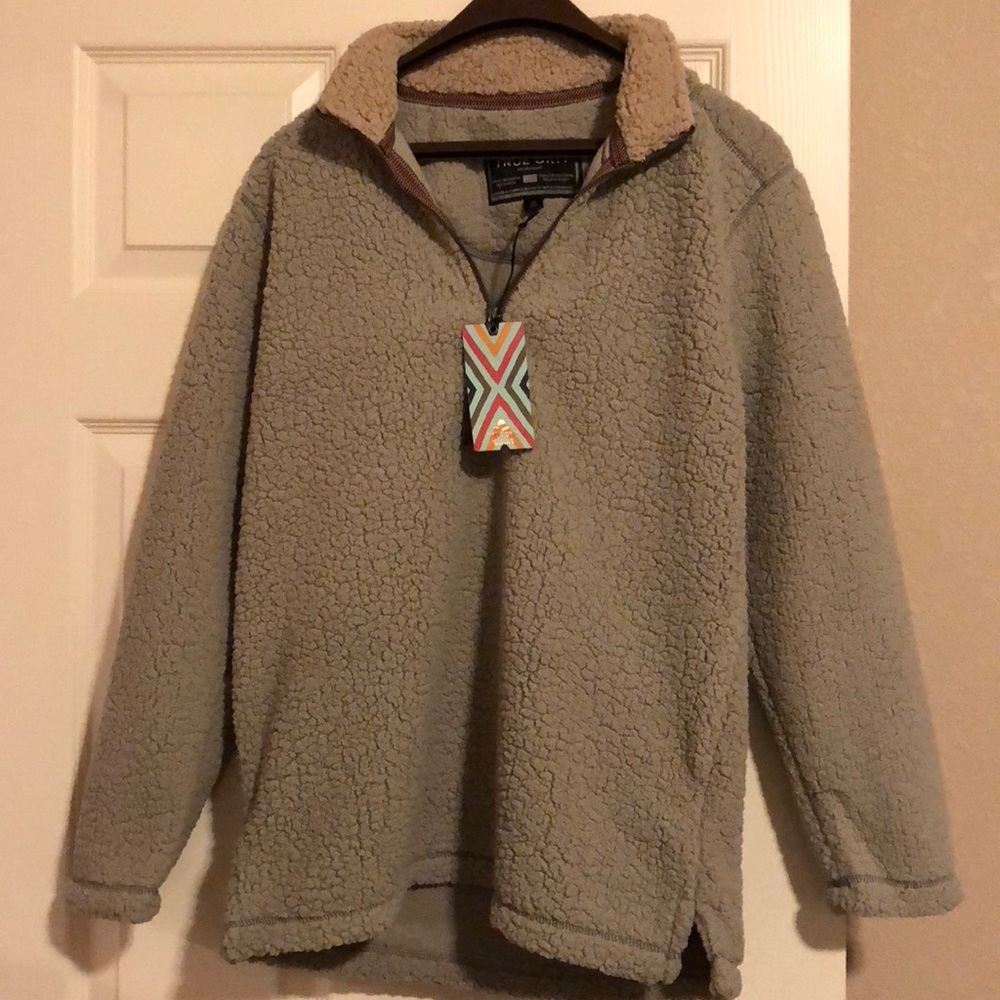 NWT True Grit Sherpa Pullover XS Men