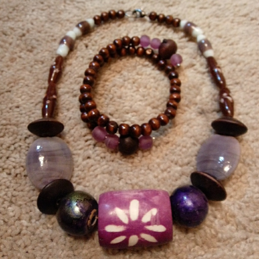 The Color Of PURPLE !!ARTISAN NECKLACE