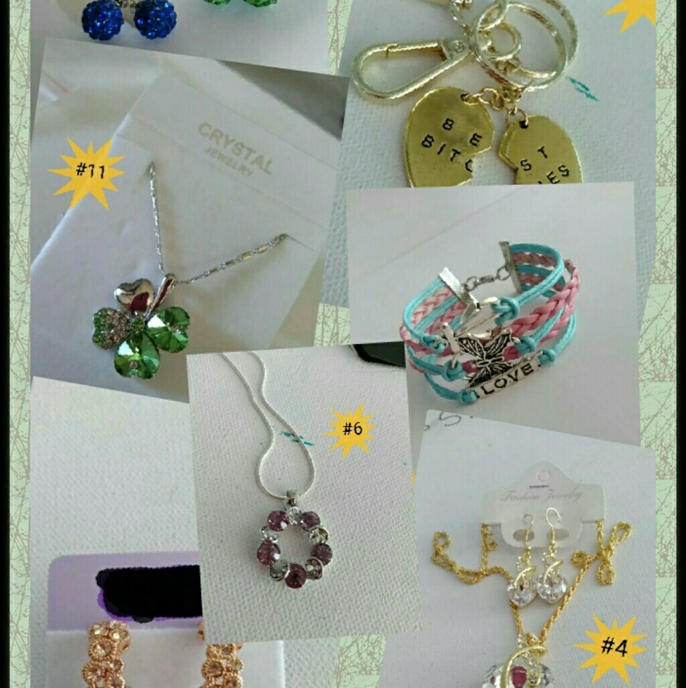 Jewelry bundle all NEW items. Read below