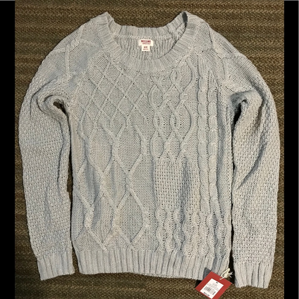 MOSSIMO GREY SWEATER