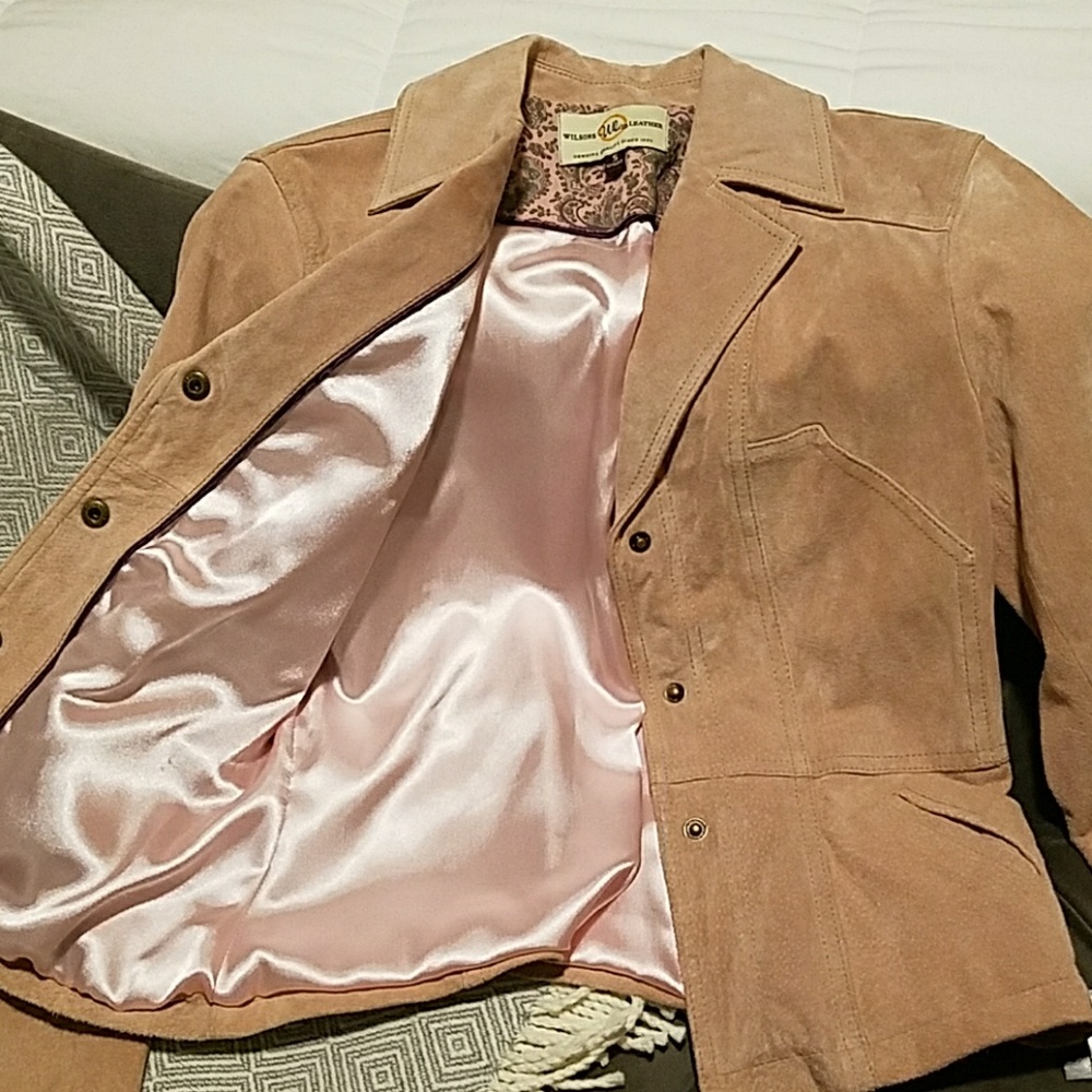 Wilson's Leather genuine suede jacket
