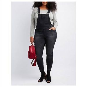 Plus Size Refuge Hem Overalls