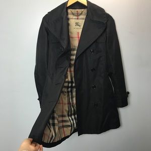 Burberry Trench Coat Black Size 2