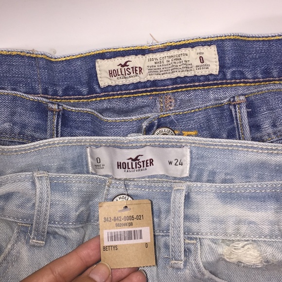 NWT Cute Hollister Jean Skirts! 2! - Picture 2 of 4