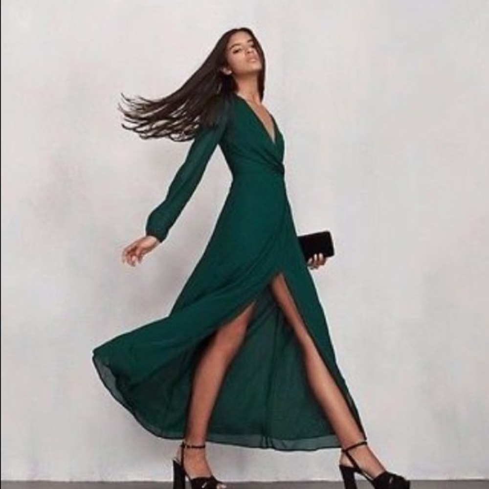 Reformation Kepler Dress - Green 4 Small