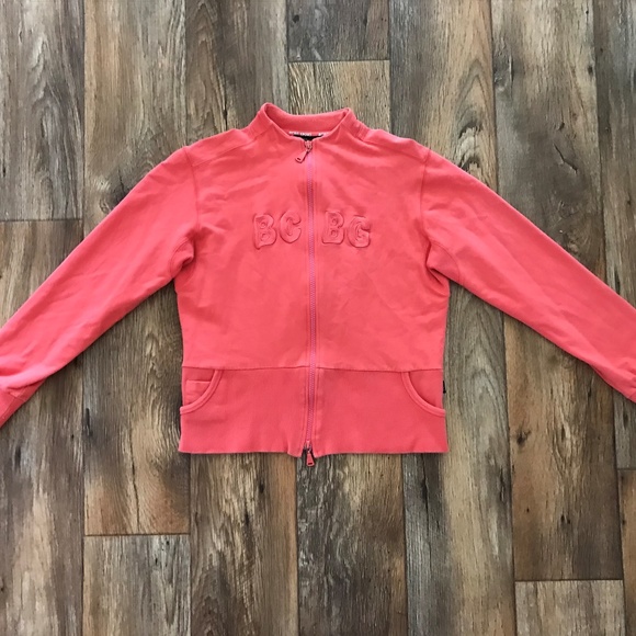 BCBG Maxazria Women Sport Zipper Jacket Pink Activ - Picture 8 of 8