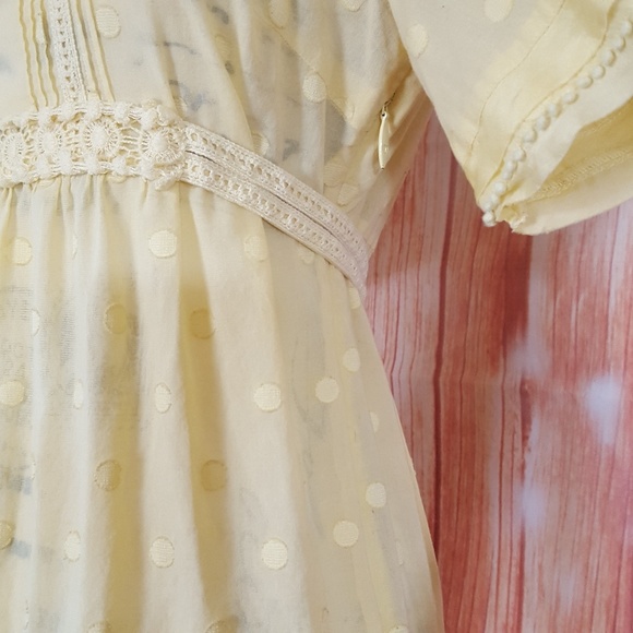 ADORABLE JUICY COUTURE SIDE ZIPPER YELLOW BLOUSE - Picture 2 of 6