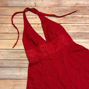 J Crew Halter Embossed Beach Dress