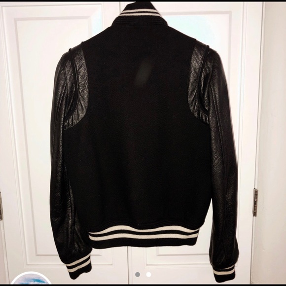 Saint Laurent Jackets & Coats Authentic Ysl Varsity Jacket Poshmark