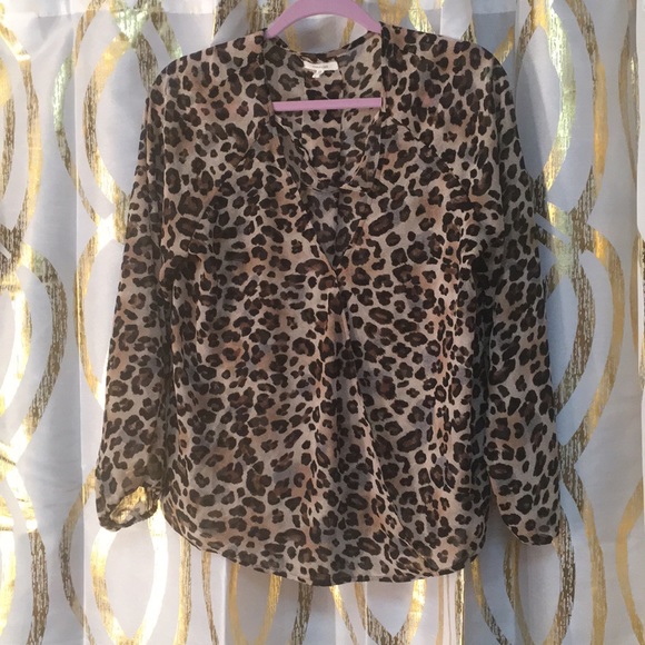 Leopard Maurices Blouse - Picture 1 of 3