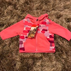 THE NORTH FACE Infant Girls Zip Up Hoodie 0-3m NEW