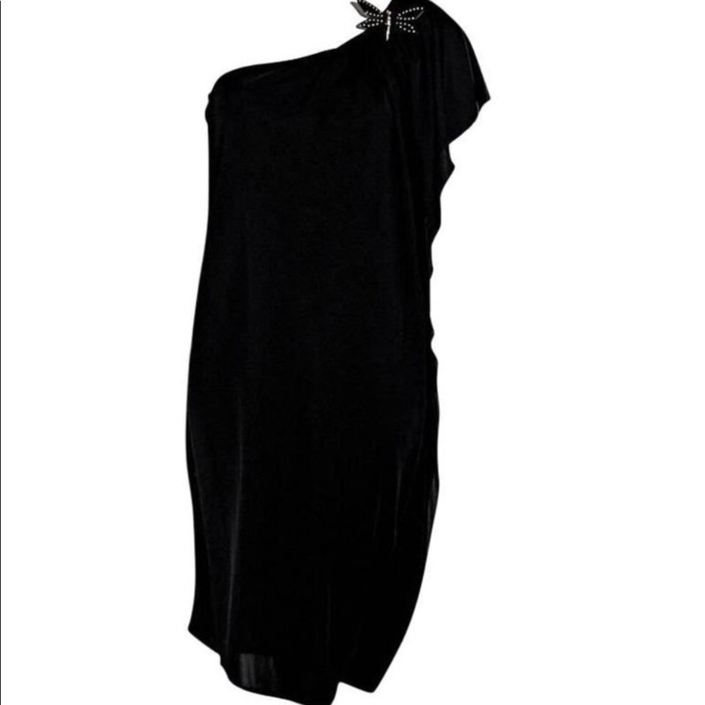Amazing one shoulder Gucci dress .