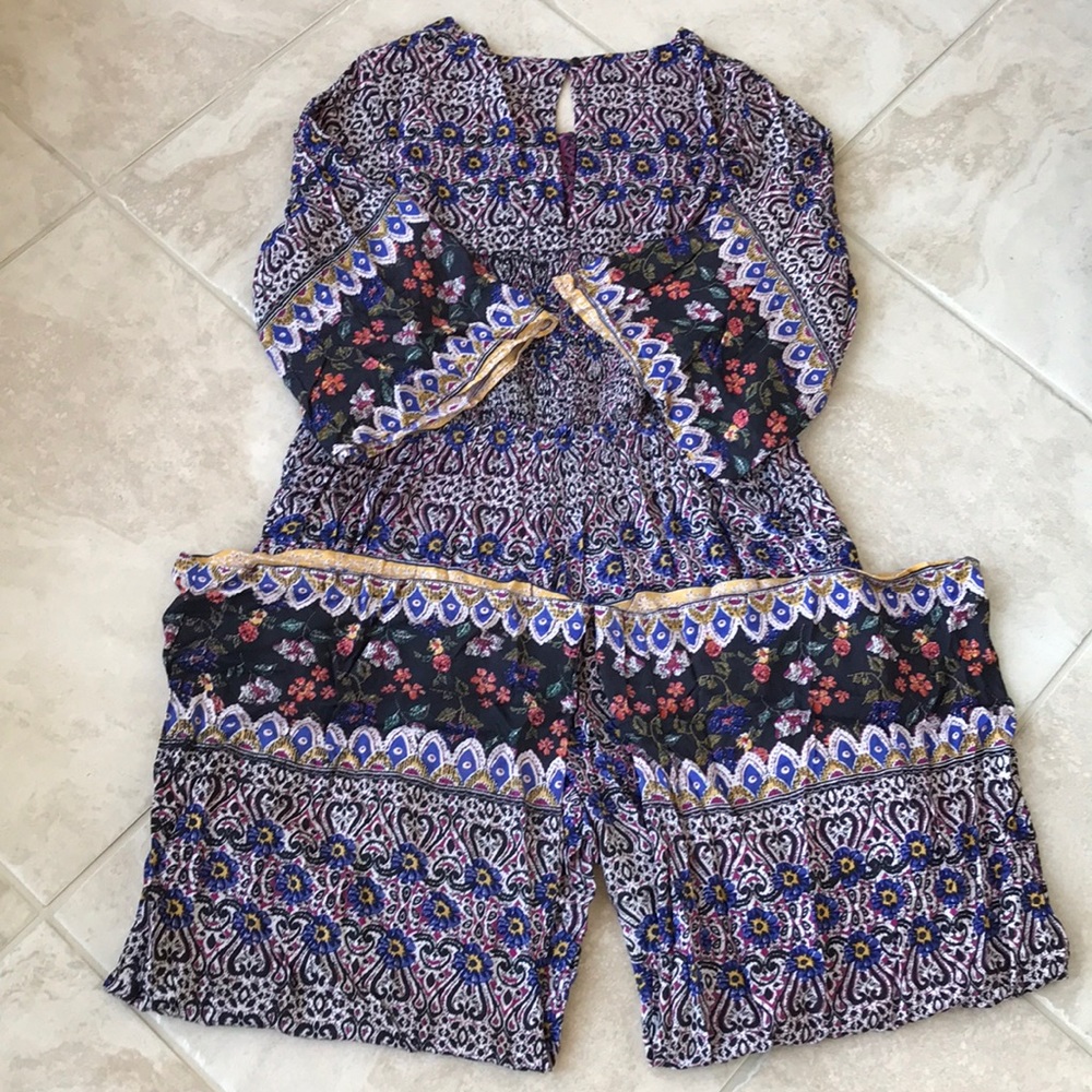 Sky and Sand Printed Jumpsuit