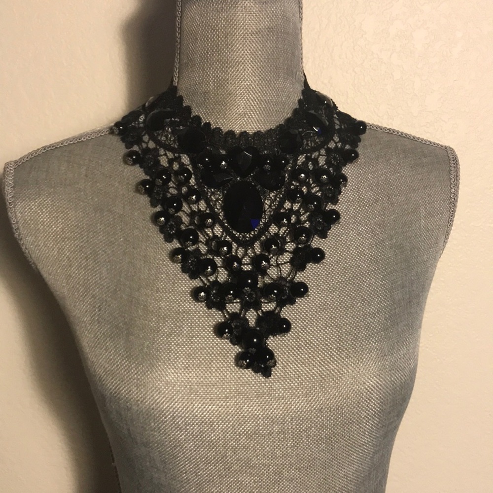 Black stone Necklace