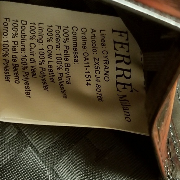 Ferre Milano tri-fold leather wallet. - Picture 7 of 8