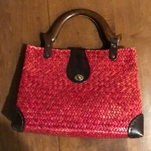Beautiful hot pink purse - handmade