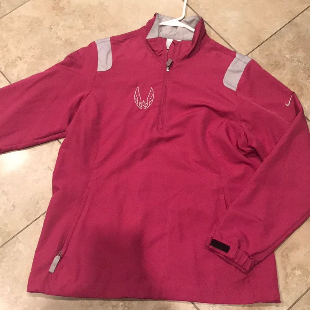 Nike Track & Field jacket, pink, size M