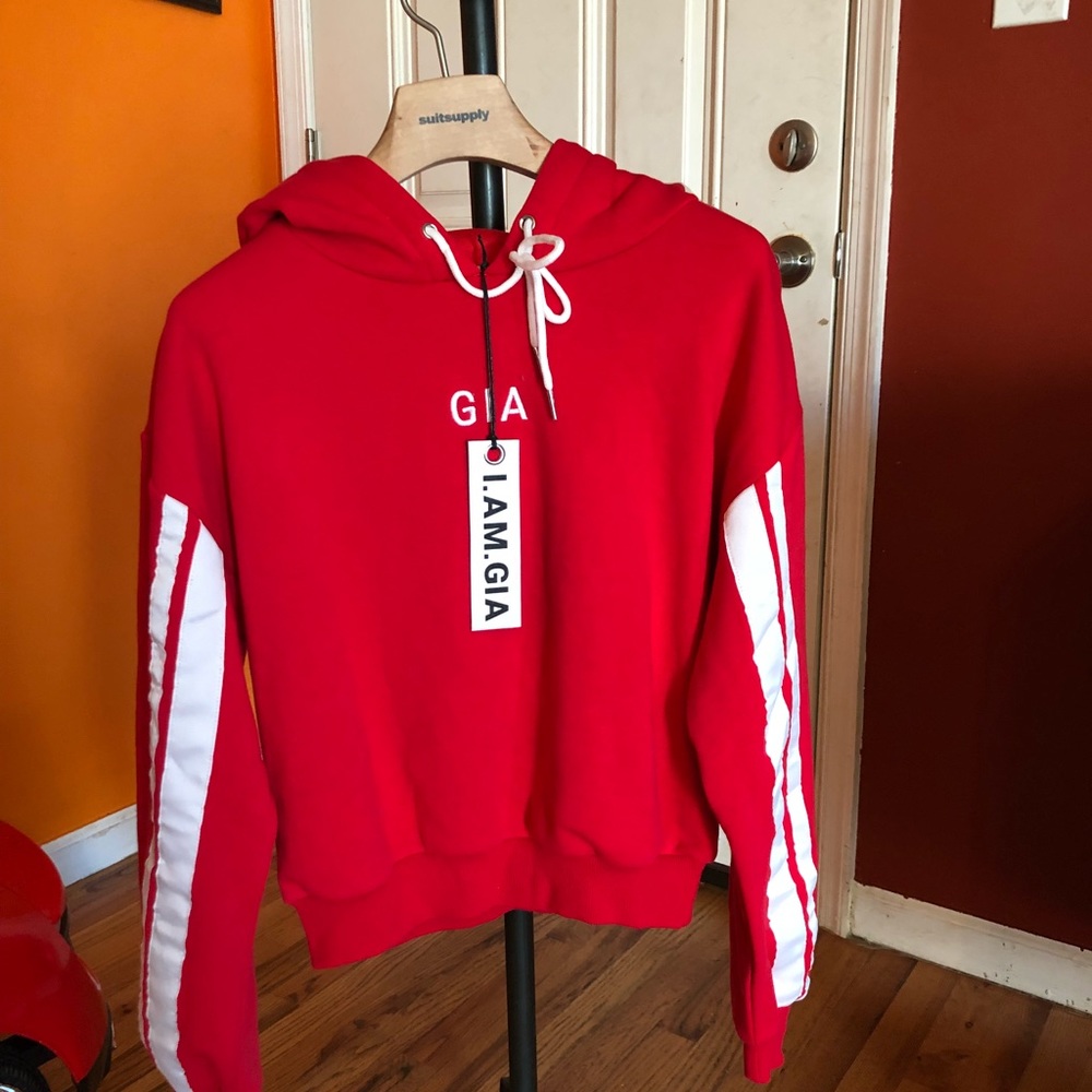 I AM GIA striker hoodie