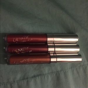 3 never used ColourPop ultra metallic liquid lip