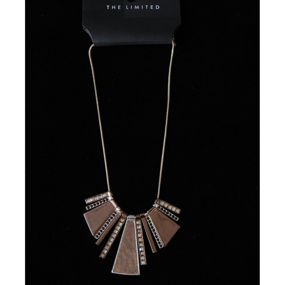NWT statement necklace, gold W browns LTDN26 - Picture 7 of 8